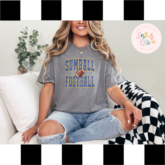 Distressed Sumrall Football