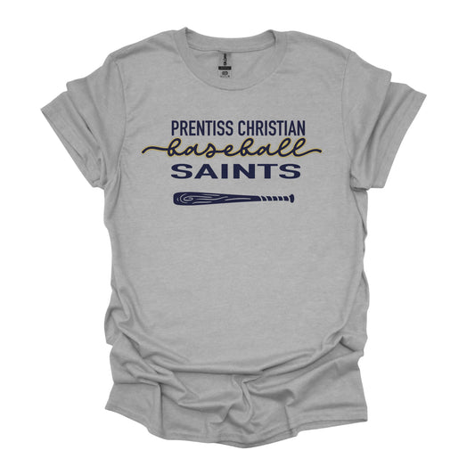 Prentiss Christian Baseball SAINTS (choice of tee, tank, sweatshirt)