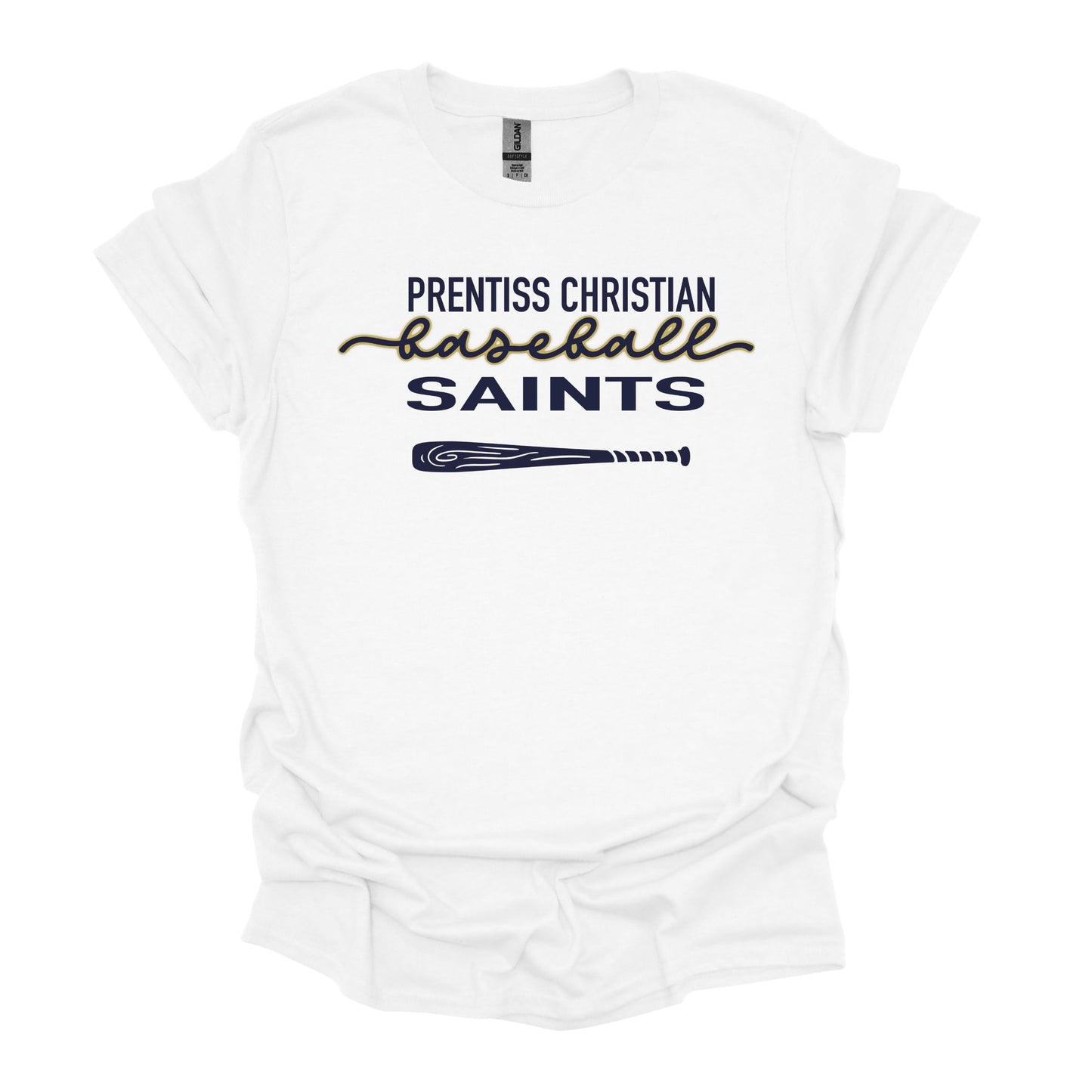 Prentiss Christian Baseball SAINTS (choice of tee, tank, sweatshirt)