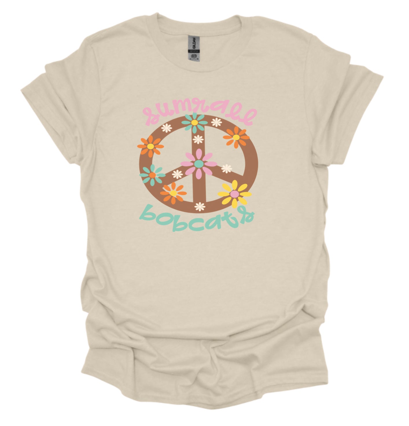 Retro Daisy Bobcats Tee