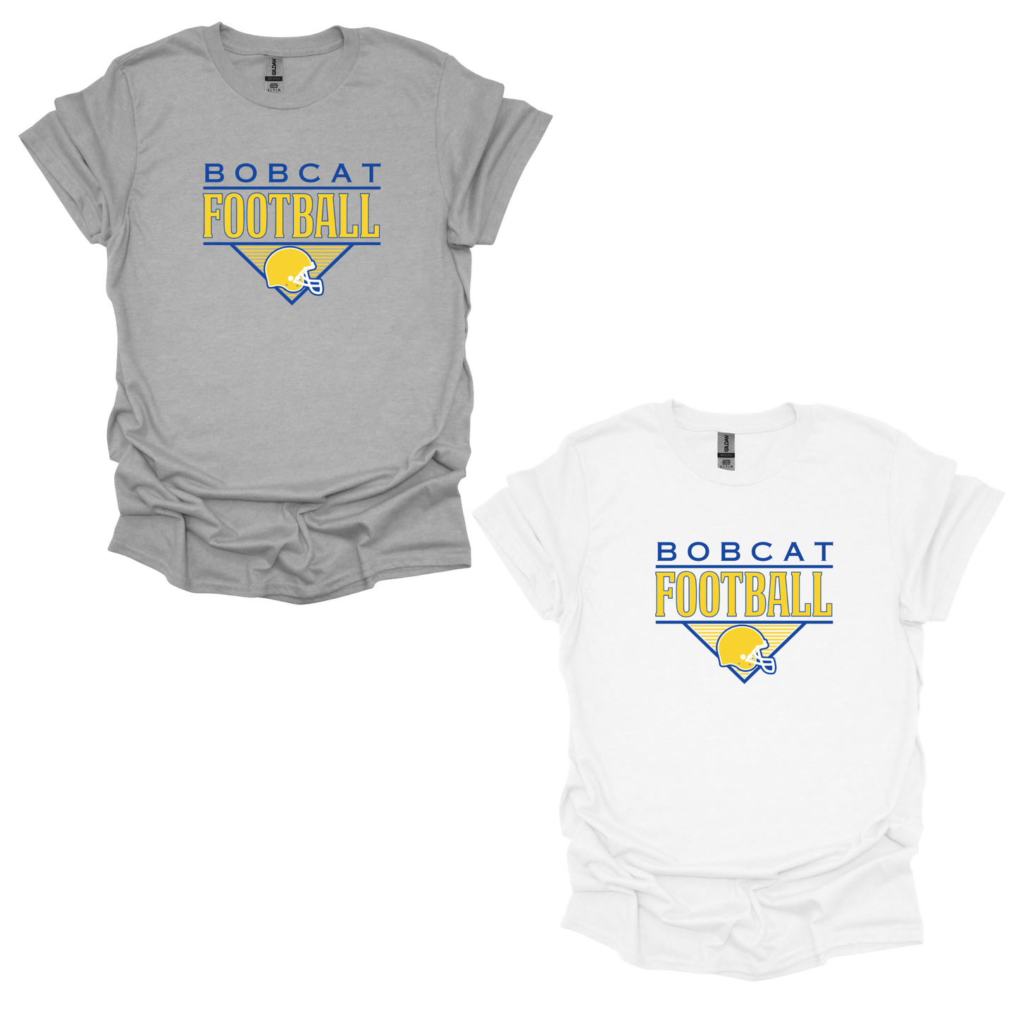 Bobcat Football Helmet Tee