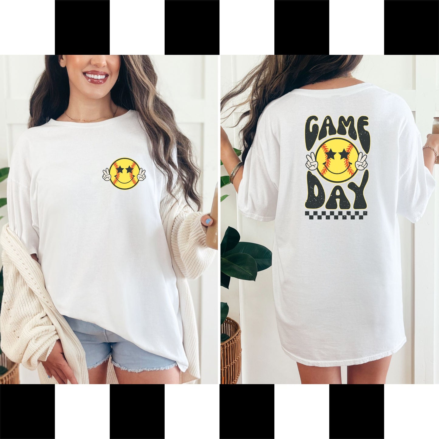 Game Day Front / Back Softball