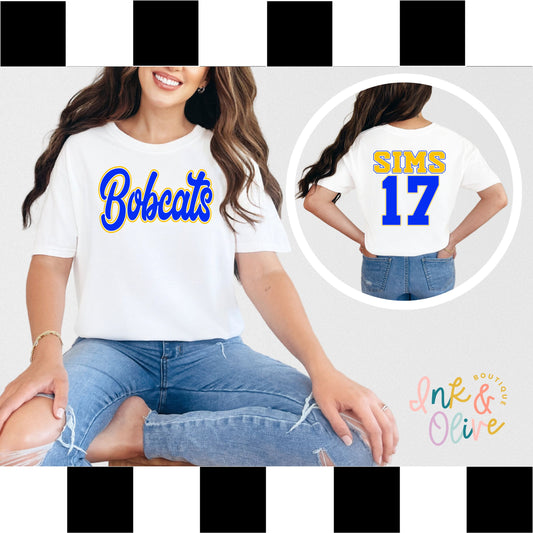 Sumrall Bobcats Customized Player Tee