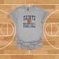 Distressed Saints Basketball Tee