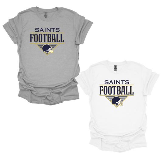 Saints Football Helmet Tee