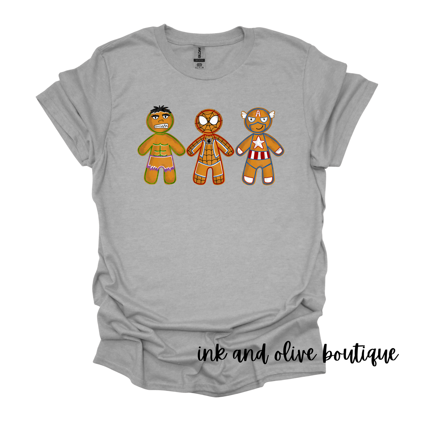 Gingerbread Superhero Tee