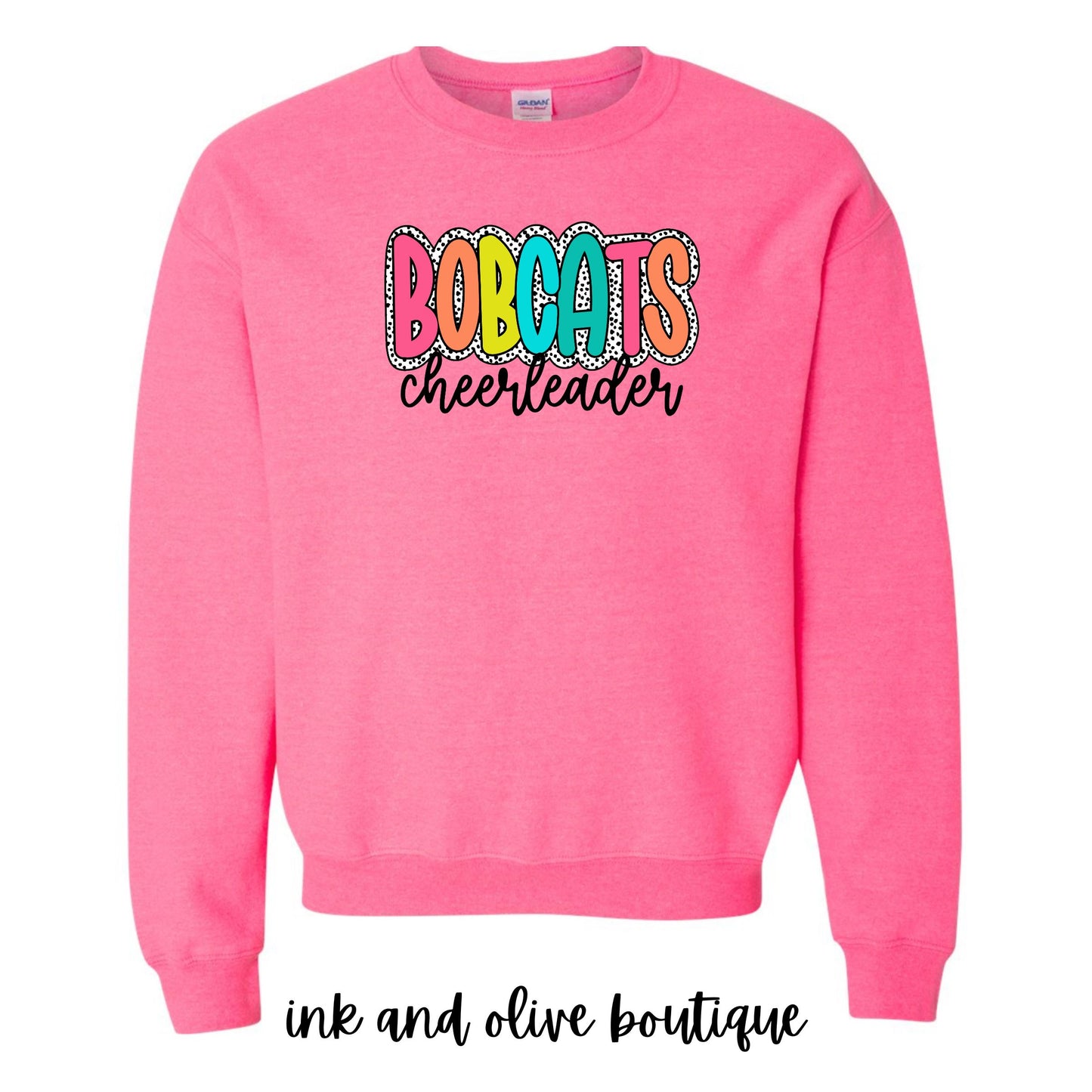 Bobcats Cheerleader Sweatshirt